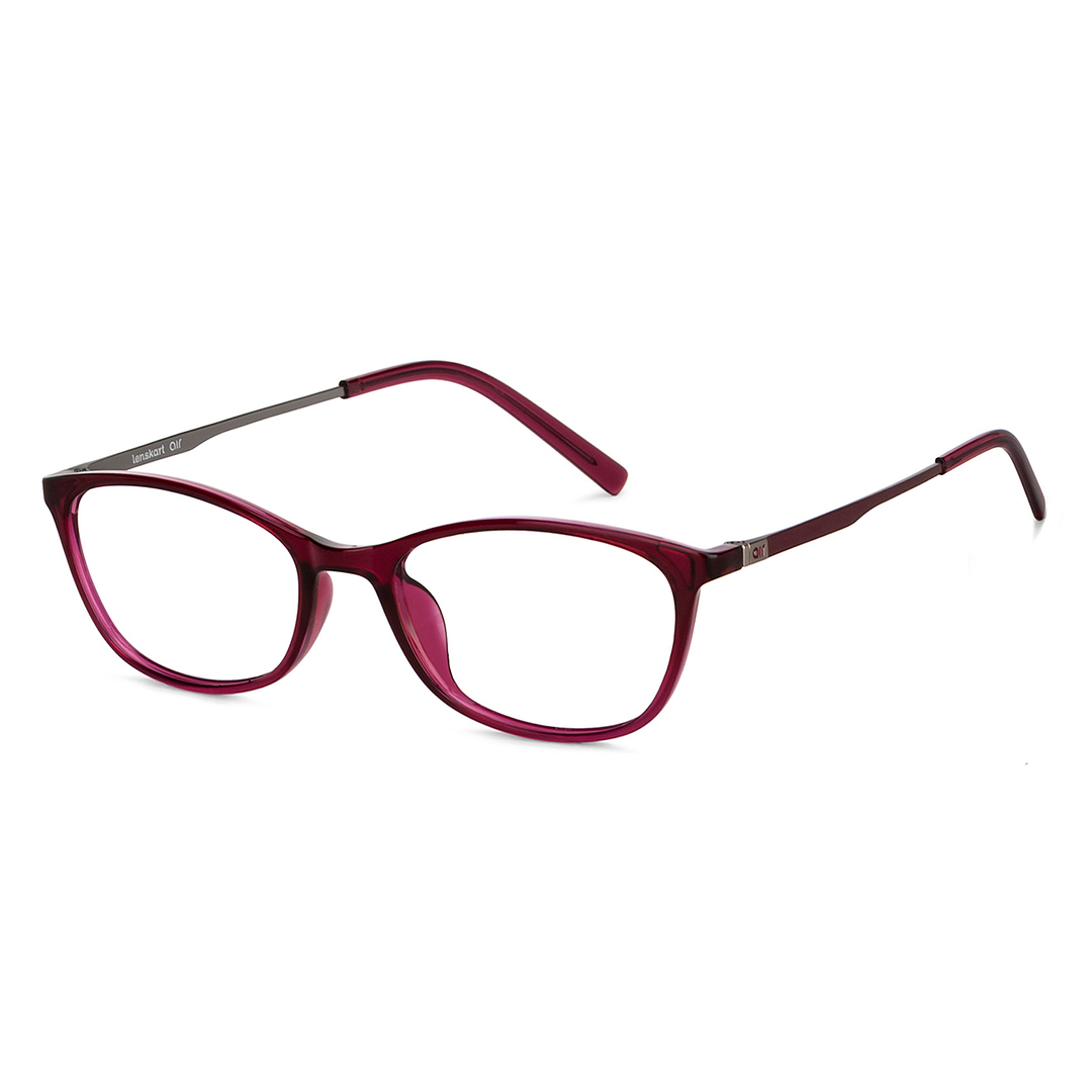 Lenskart Air Online Purple Full Rim Cat Eye right side