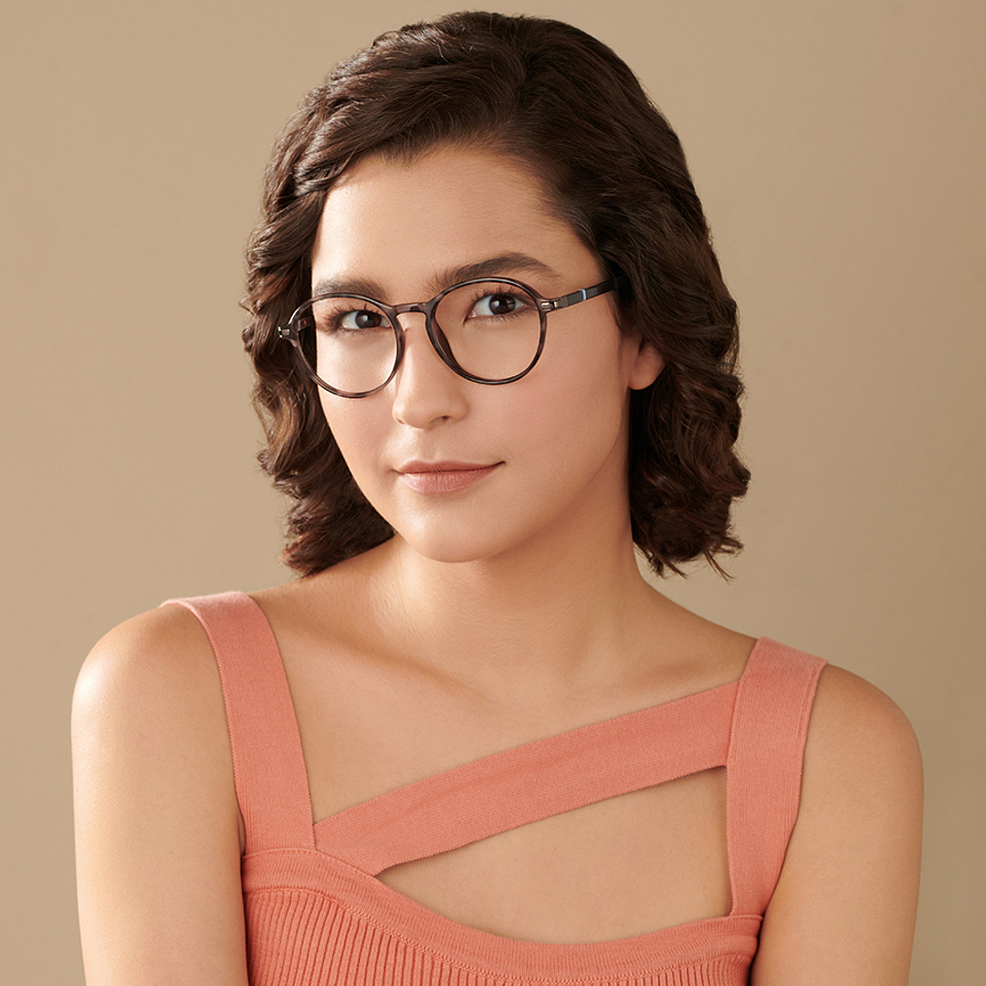 Lenskart Air Online Black Full Rim Round left side