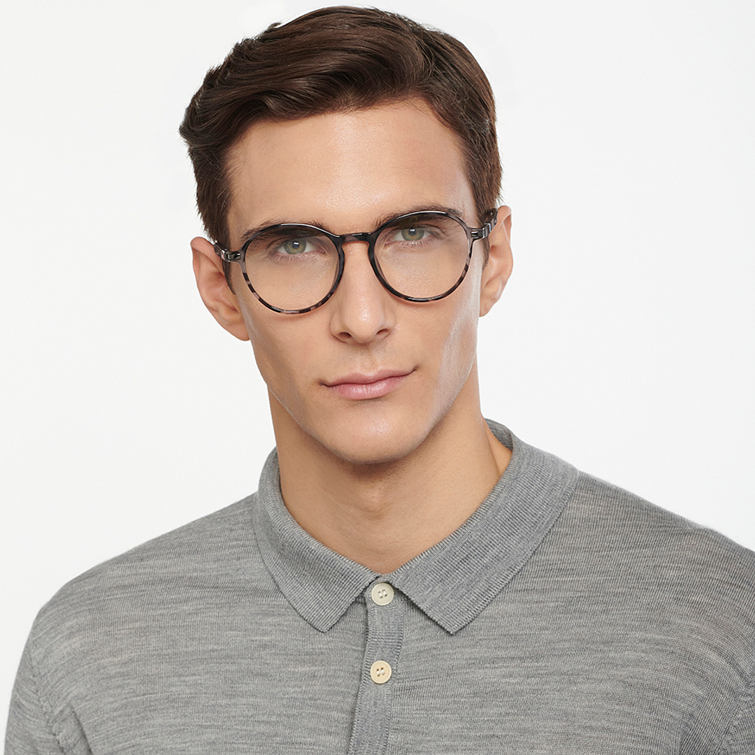 Lenskart Air Online Black Full Rim Round left side