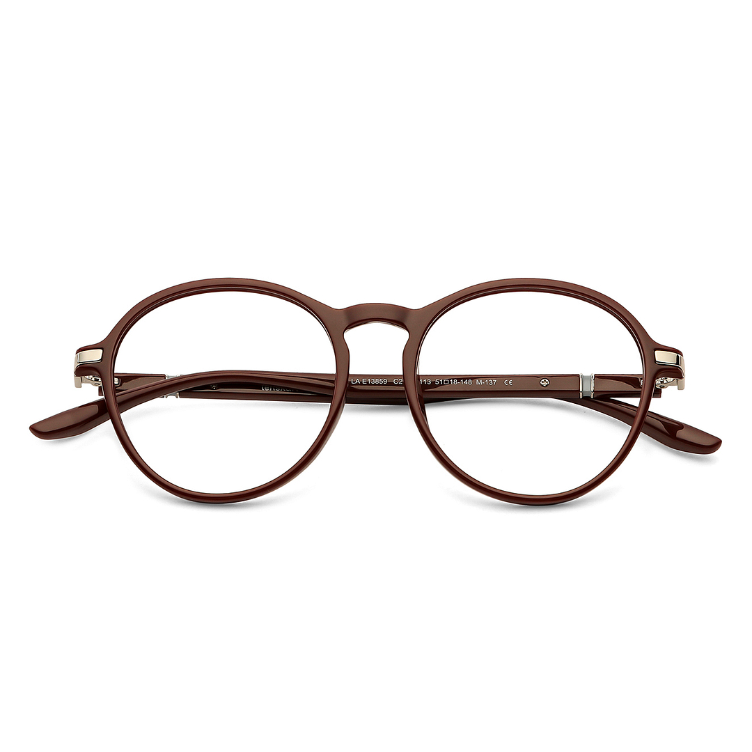 Lenskart Air Online Red Full Rim Round left side