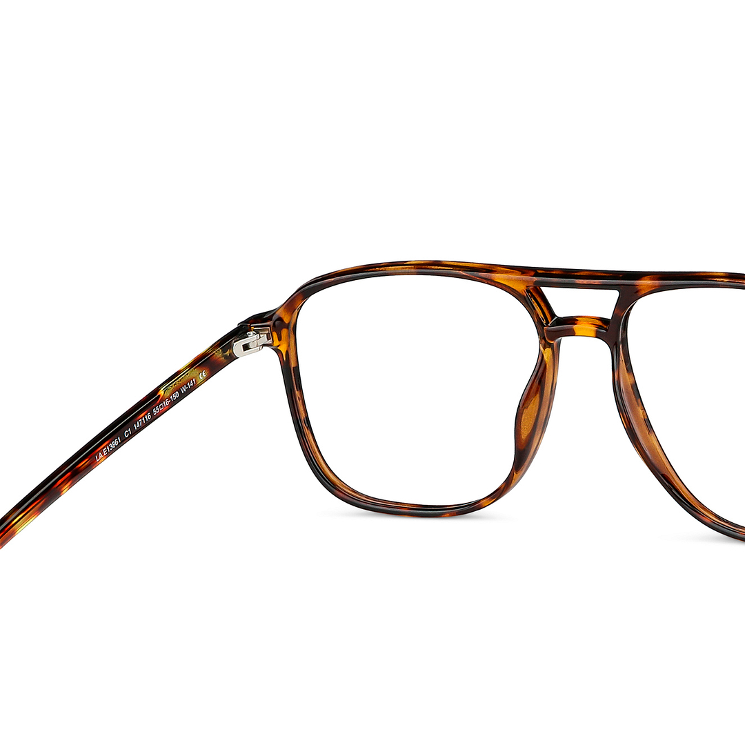 Lenskart Air Online Light Brown Full Rim Square right side