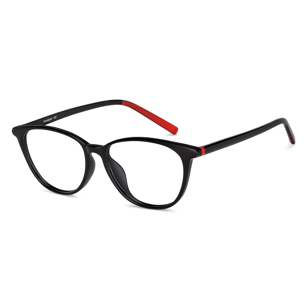 Lenskart Air Online Black Full Rim Cat Eye right side
