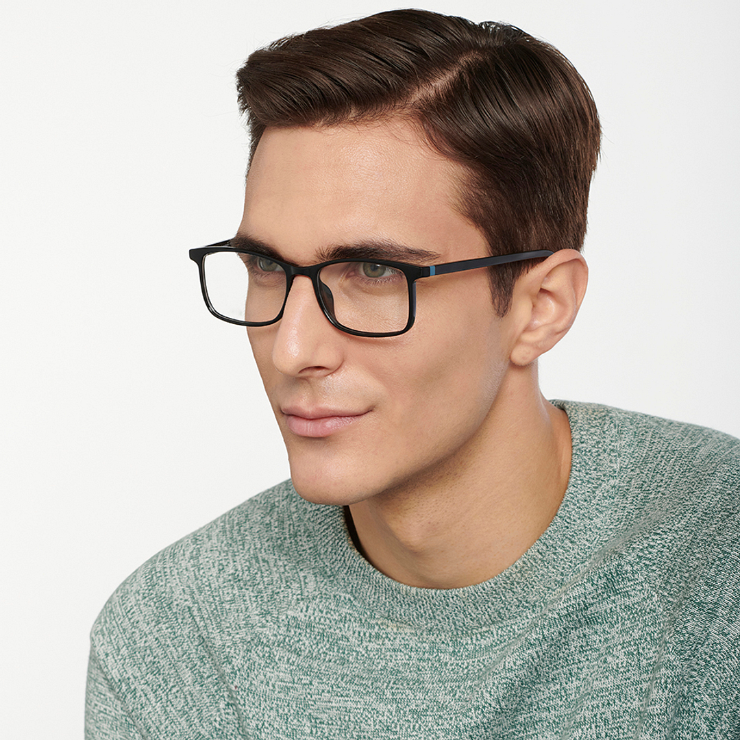 Lenskart Air Online Black Full Rim Rectangle right side