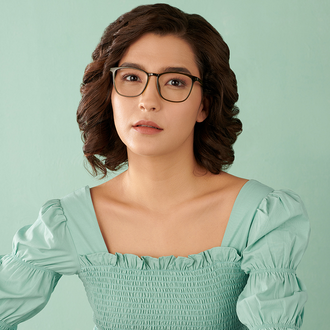 Lenskart Air Online Green Full Rim Square left side