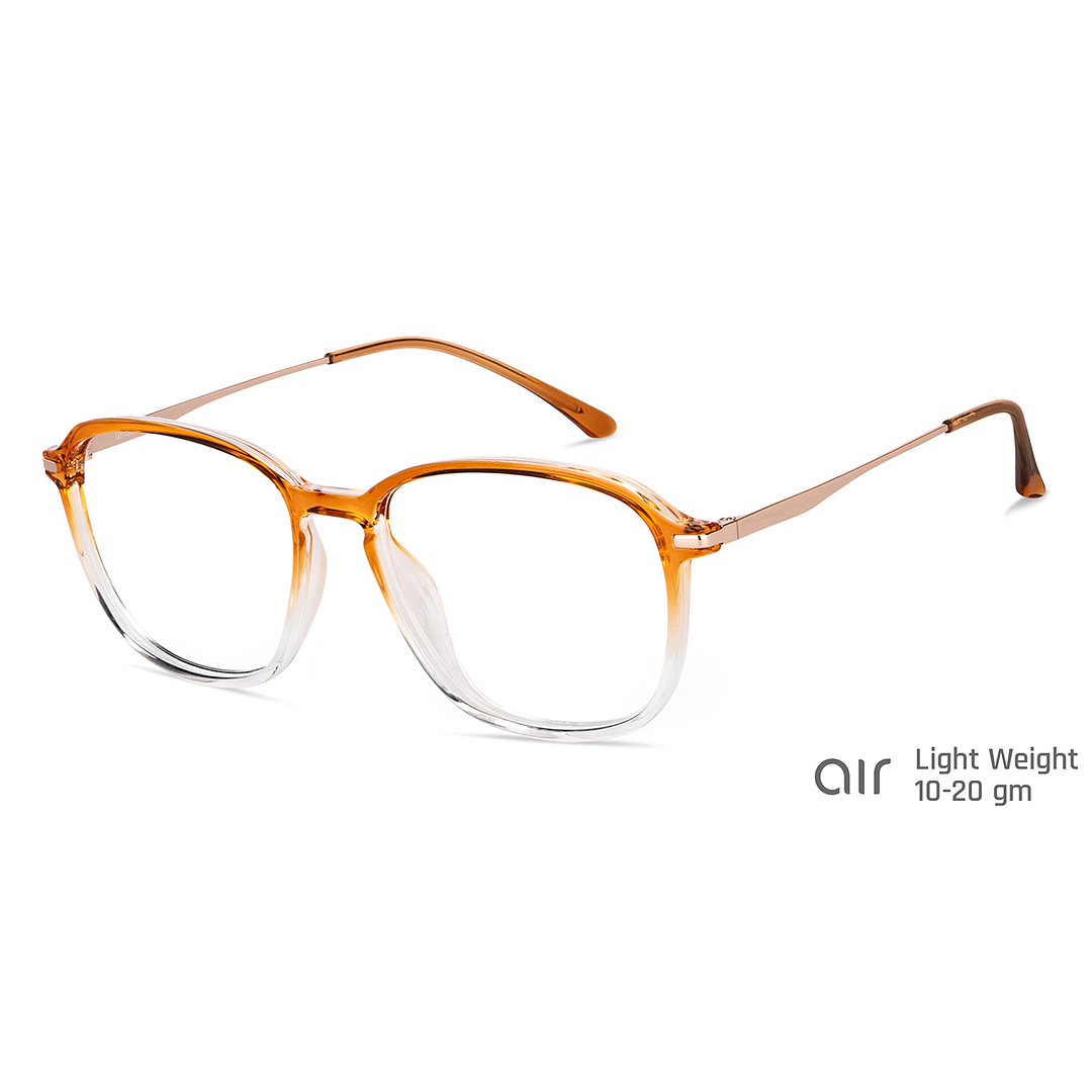 Lenskart Air Online Brown Transparent Full Rim Square right side