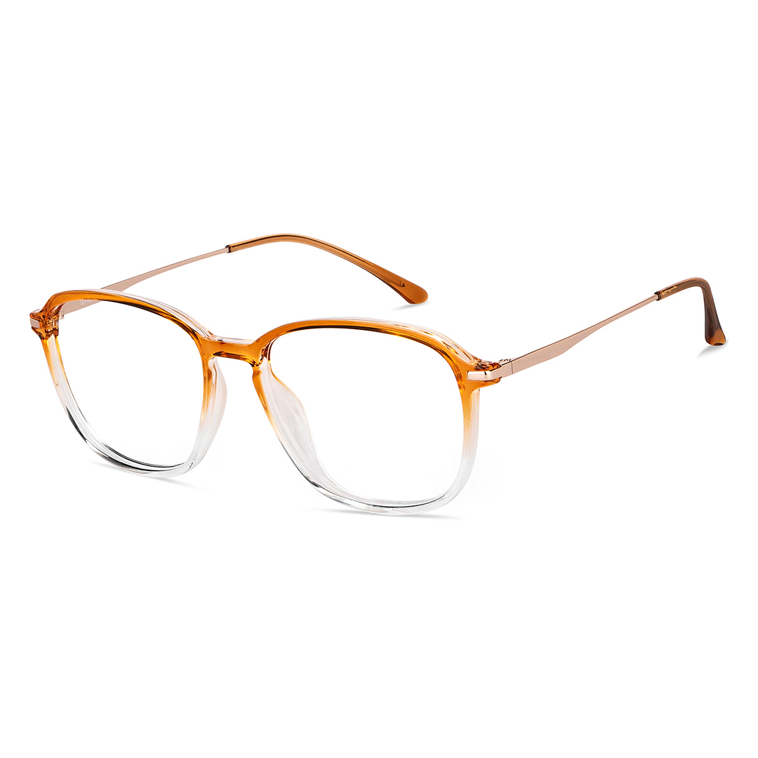 Lenskart Air Online Brown Transparent Full Rim Square left side