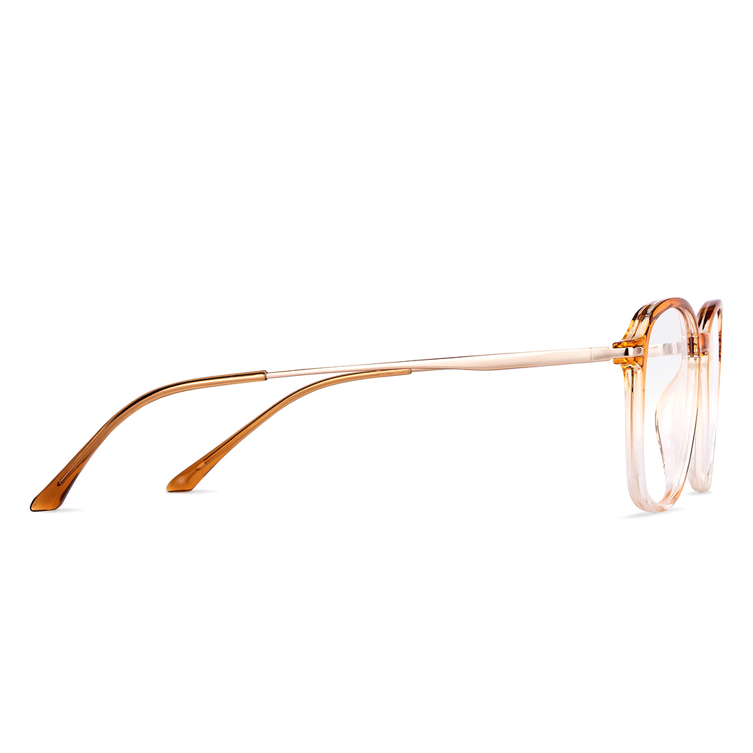 Lenskart Air Online Brown Transparent Full Rim Square right side
