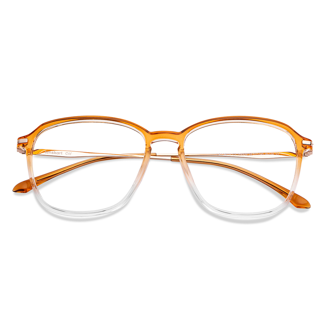 Lenskart Air Online Brown Transparent Full Rim Square right side