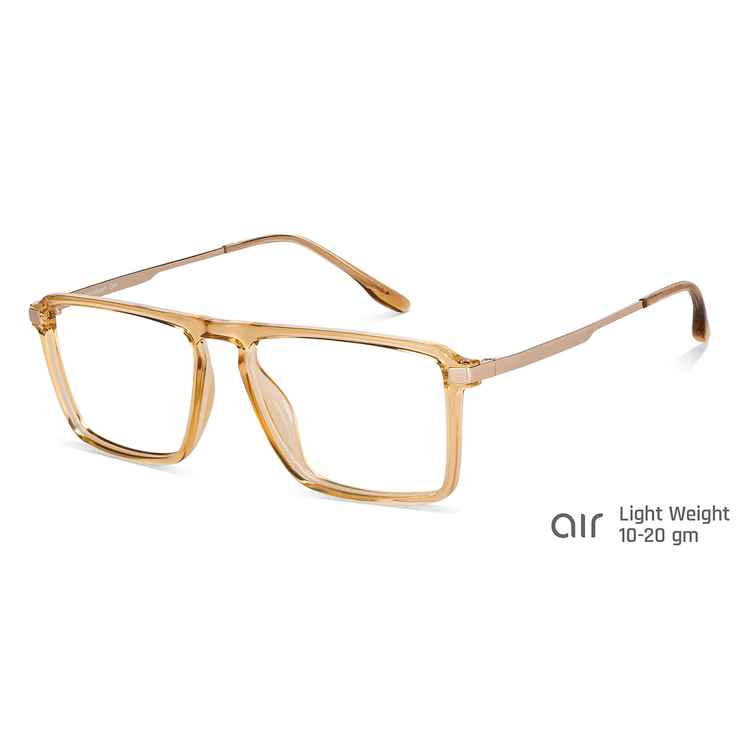 Lenskart Air Online Brown Transparent Full Rim Rectangle right side