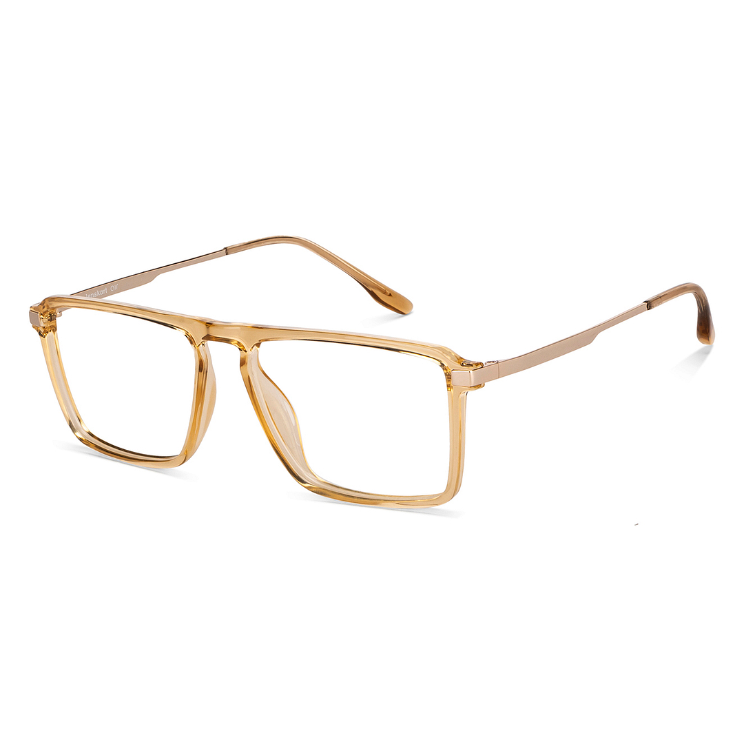 Lenskart Air Online Brown Transparent Full Rim Rectangle right side