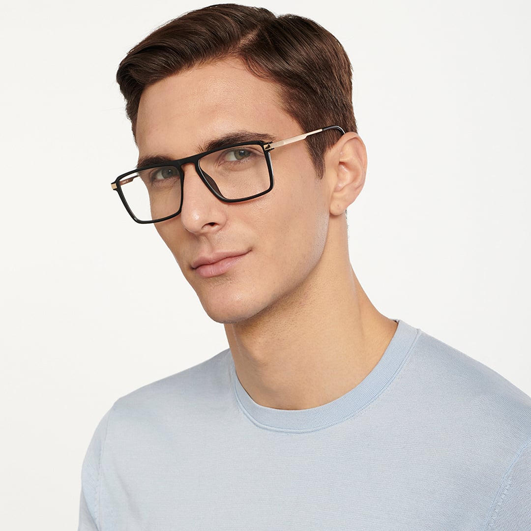 Lenskart Air Black Full Rim Rectangle right side