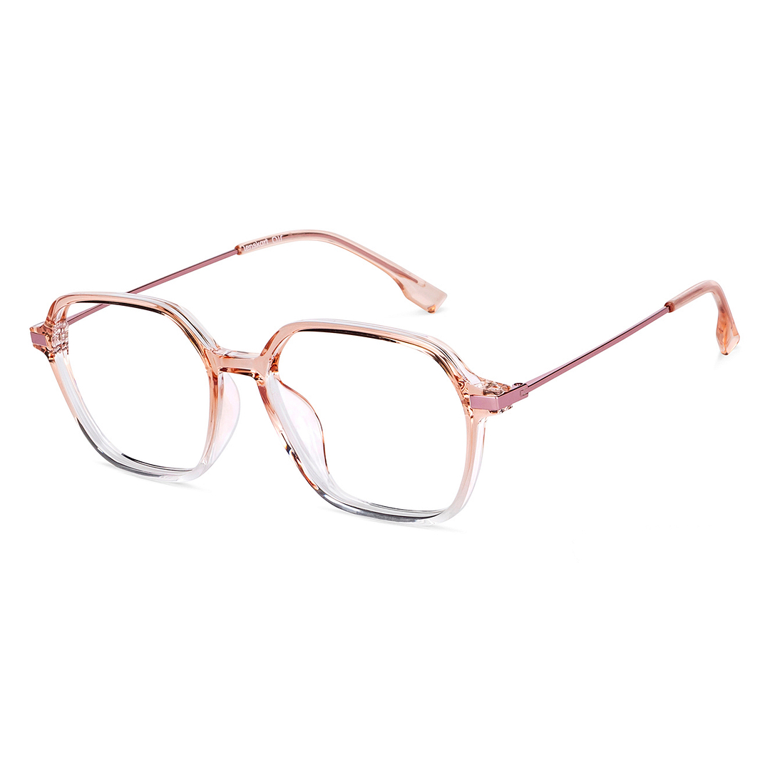 Lenskart Air Online Brown Transparent Full Rim Geometric right side