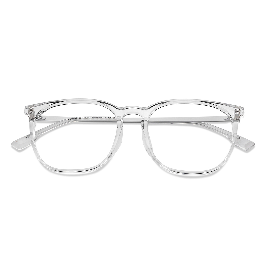 Lenskart Air Online Crystal Transparent Full Rim Round left side