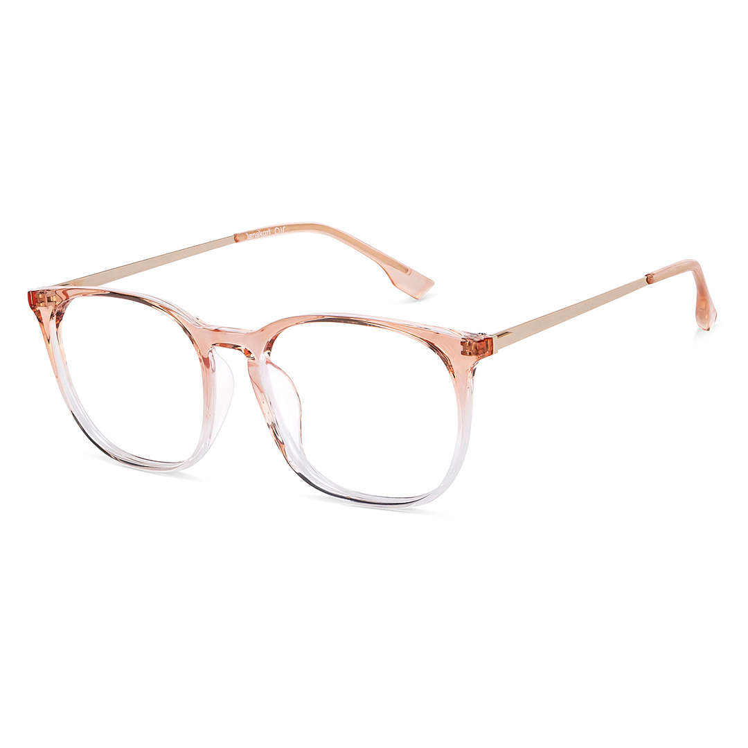Lenskart Air Online Brown Transparent Full Rim Round right side