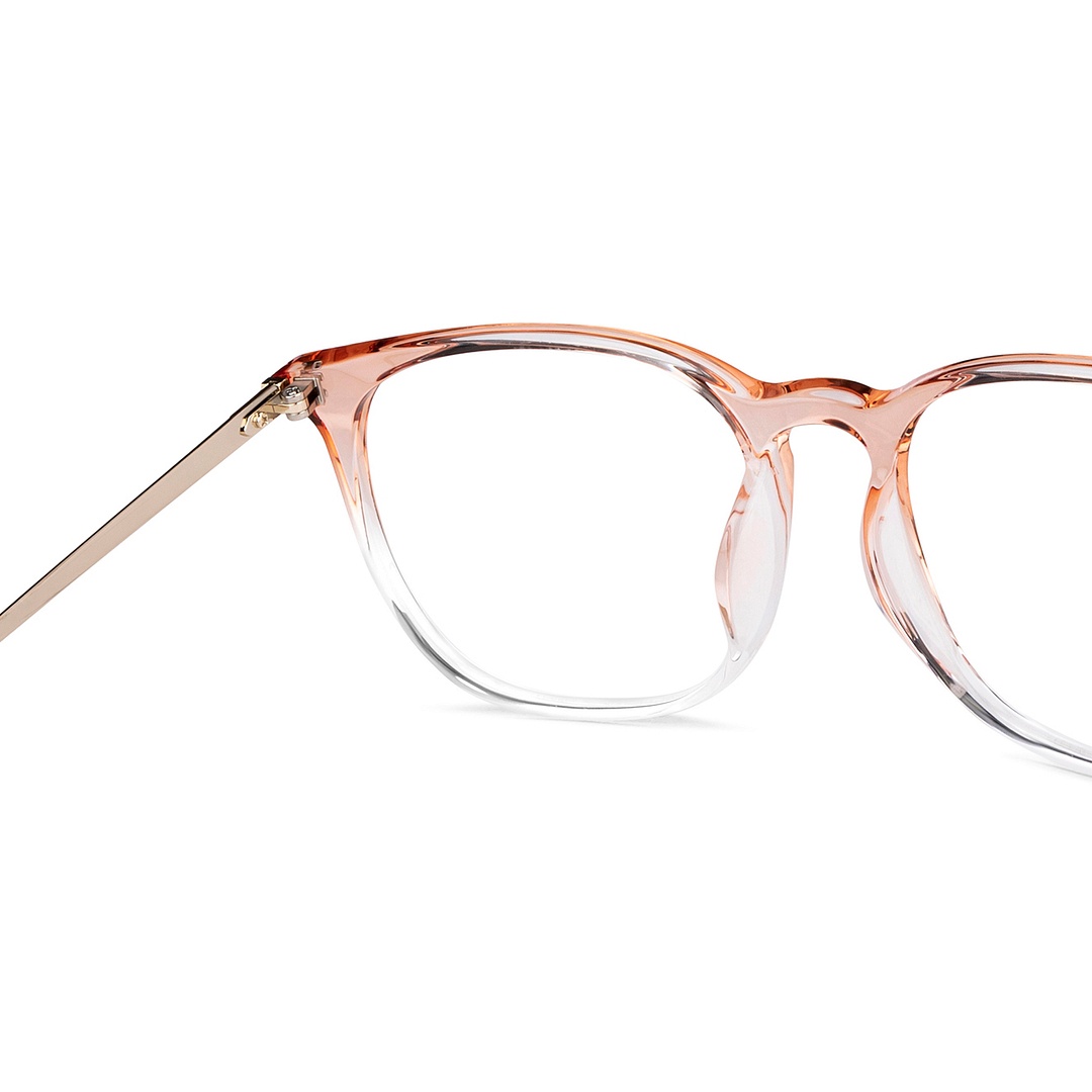 Lenskart Air Online Brown Transparent Full Rim Round right side