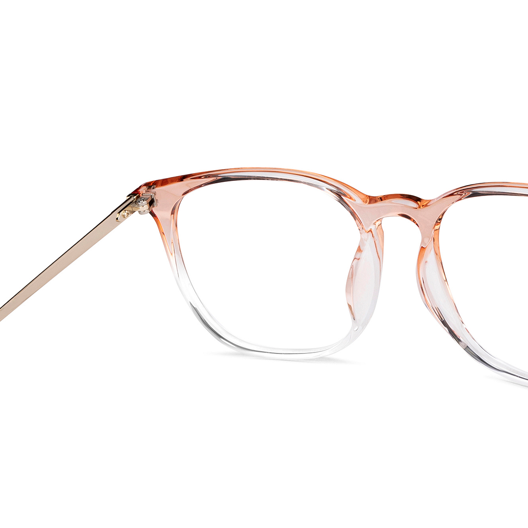 Lenskart Air Online Brown Transparent Full Rim Round right side