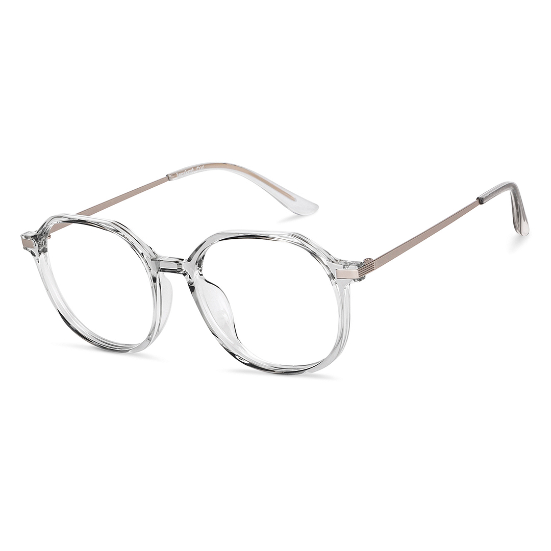 Lenskart Air Online Crystal Transparent Full Rim Round right side