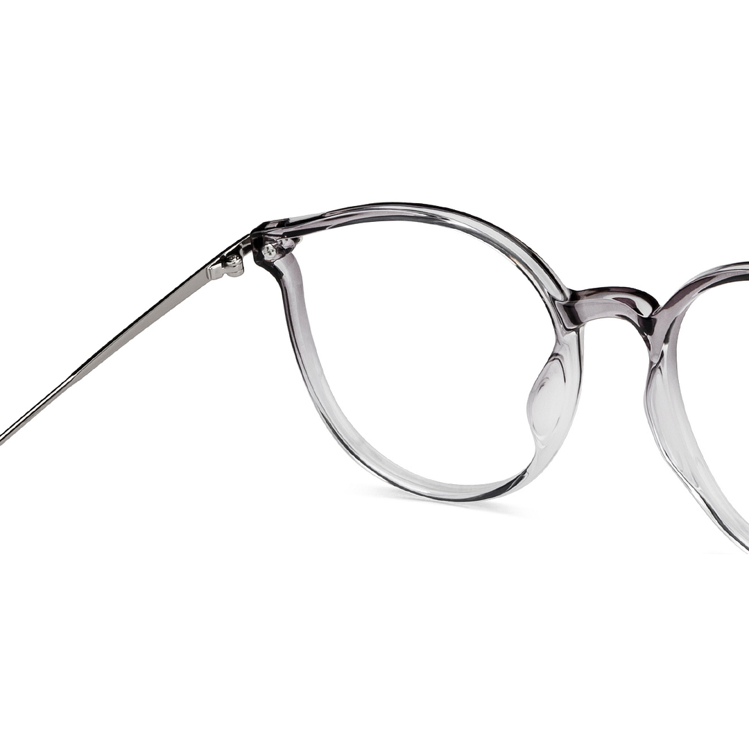 Lenskart Air Online Gray Transparent Full Rim Cat Eye right side