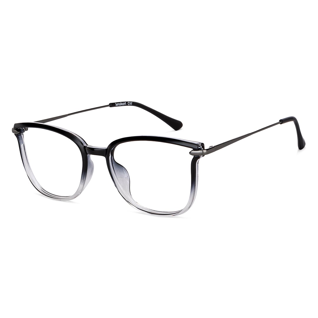 Lenskart Air Black Transparent Full Rim Cat Eye right side
