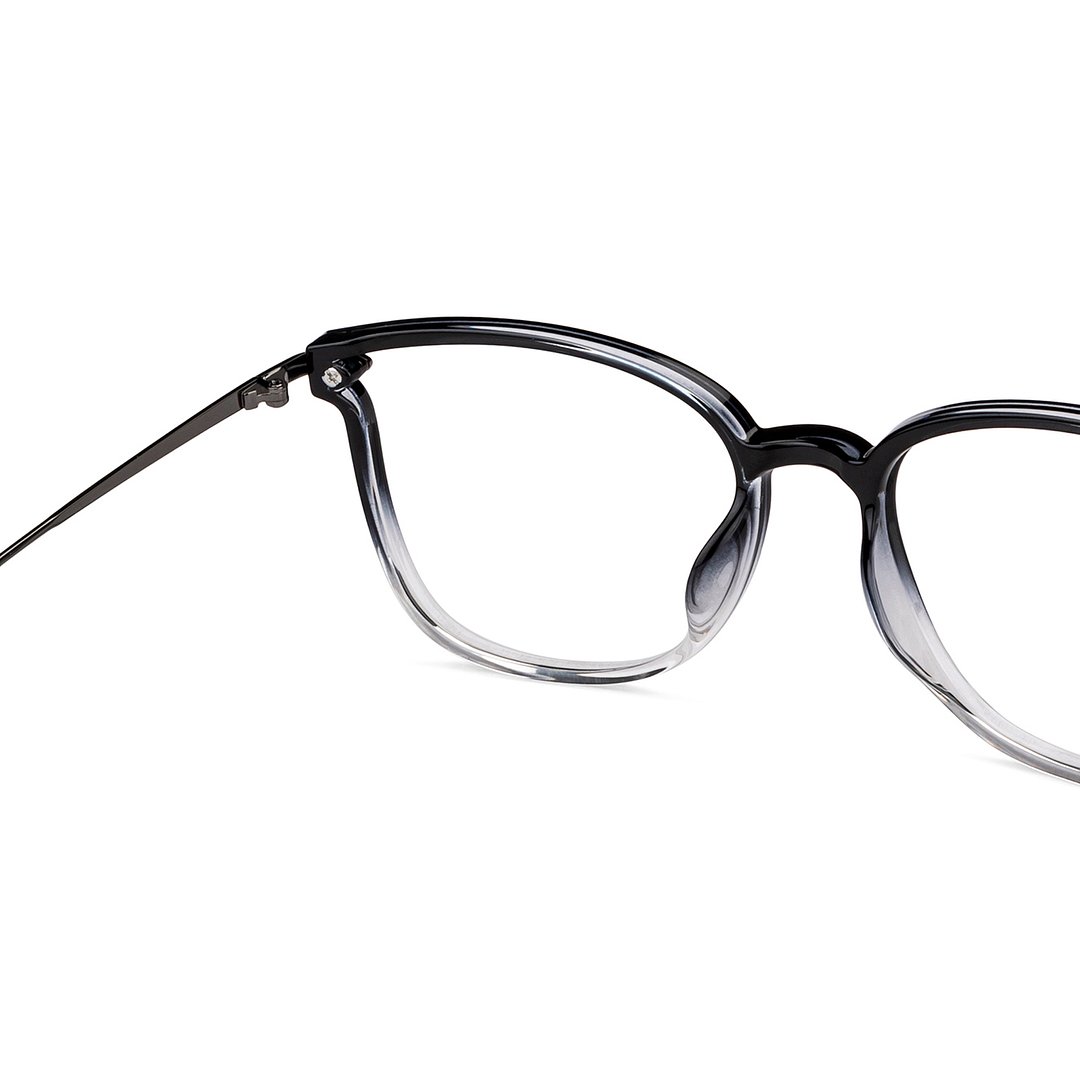 Lenskart Air Black Transparent Full Rim Cat Eye right side