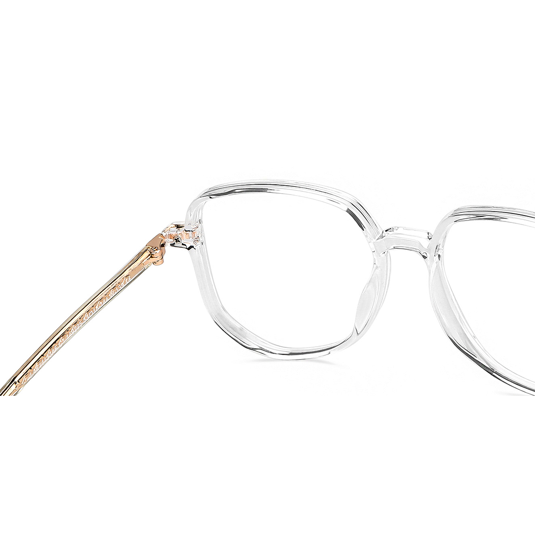 Lenskart Air Online Crystal Transparent Full Rim Round right side