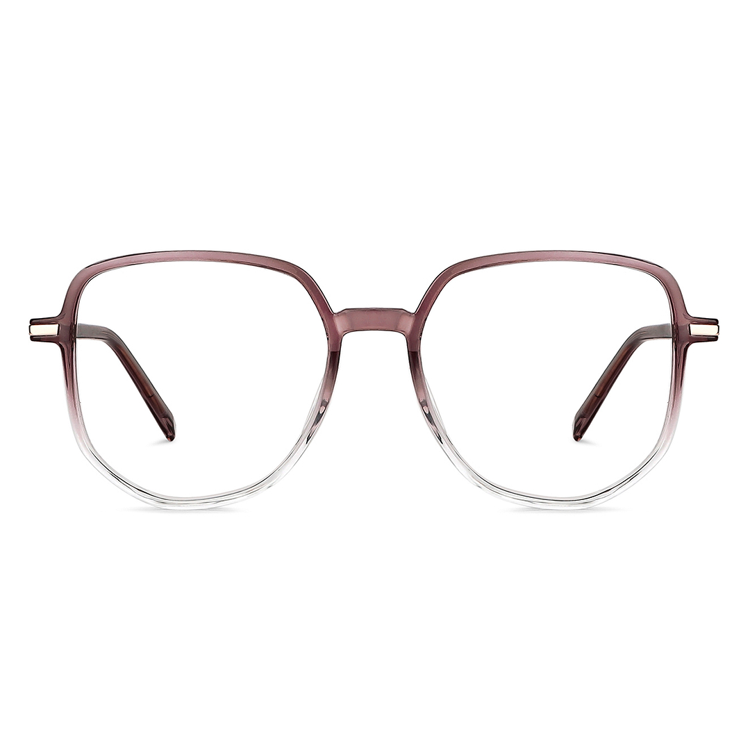 Lenskart Air Online Purple Transparent Full Rim Round right side