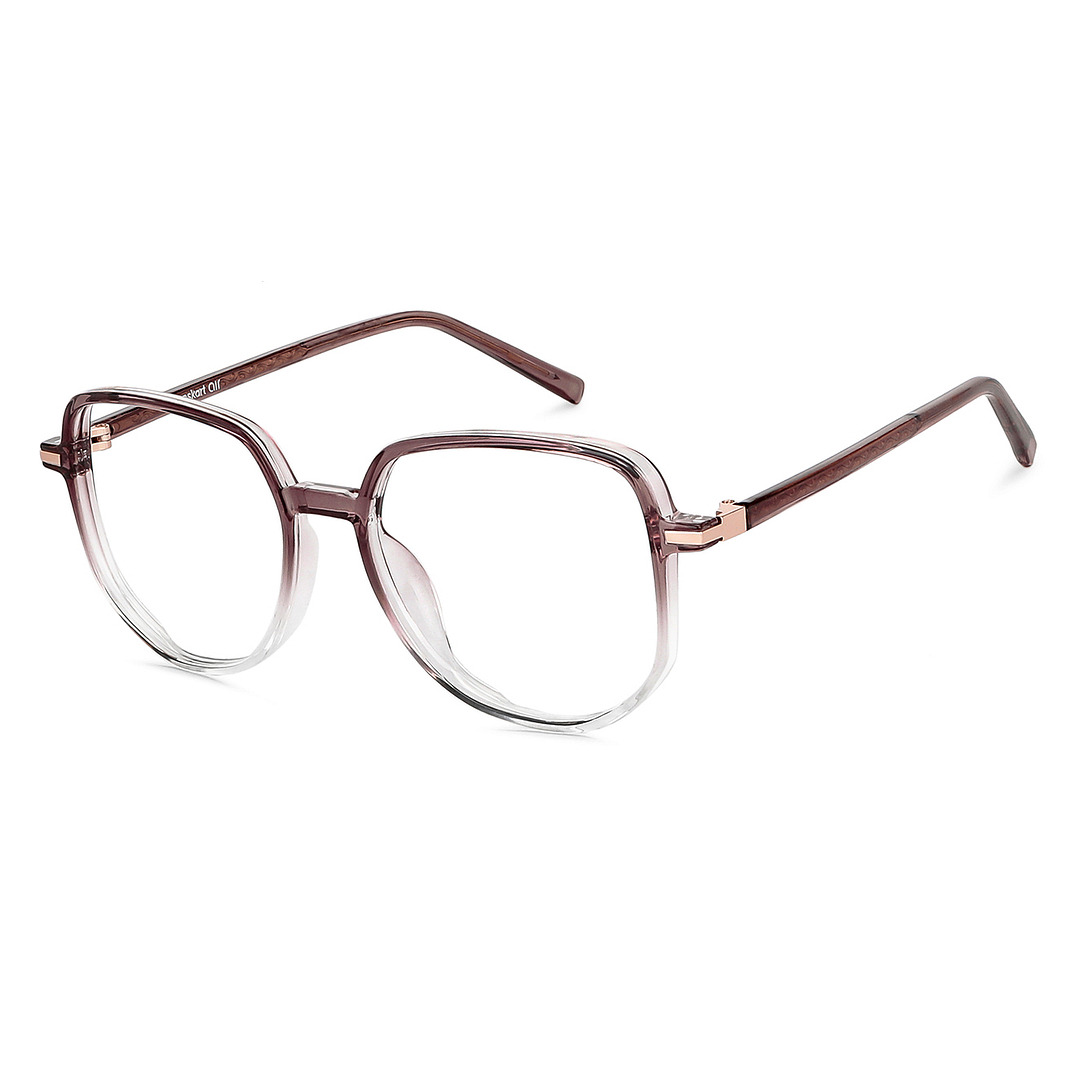 Lenskart Air Online Purple Transparent Full Rim Round left side