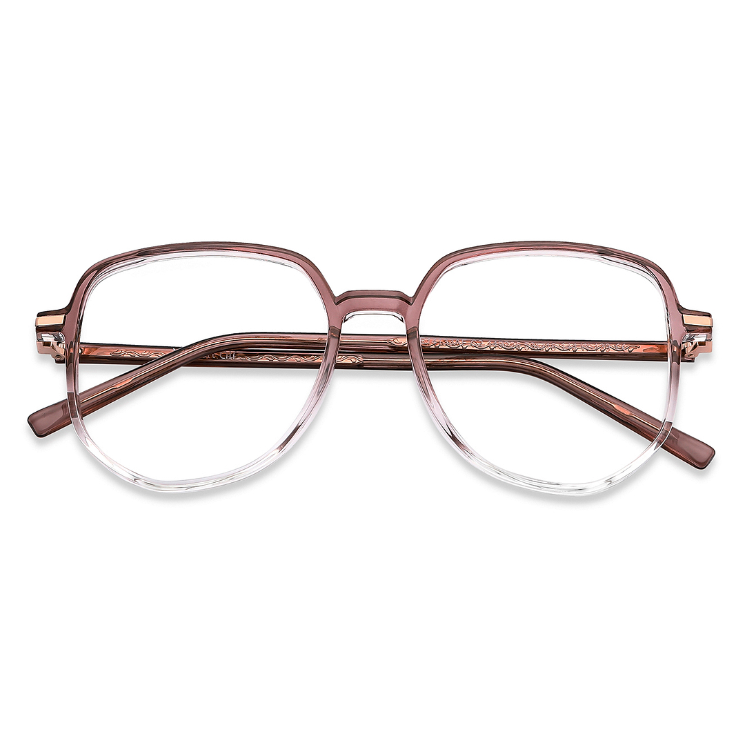 Lenskart Air Online Purple Transparent Full Rim Round left side