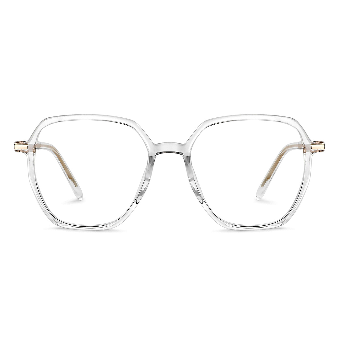 Lenskart Air Online Crystal Transparent Full Rim Geometric left side
