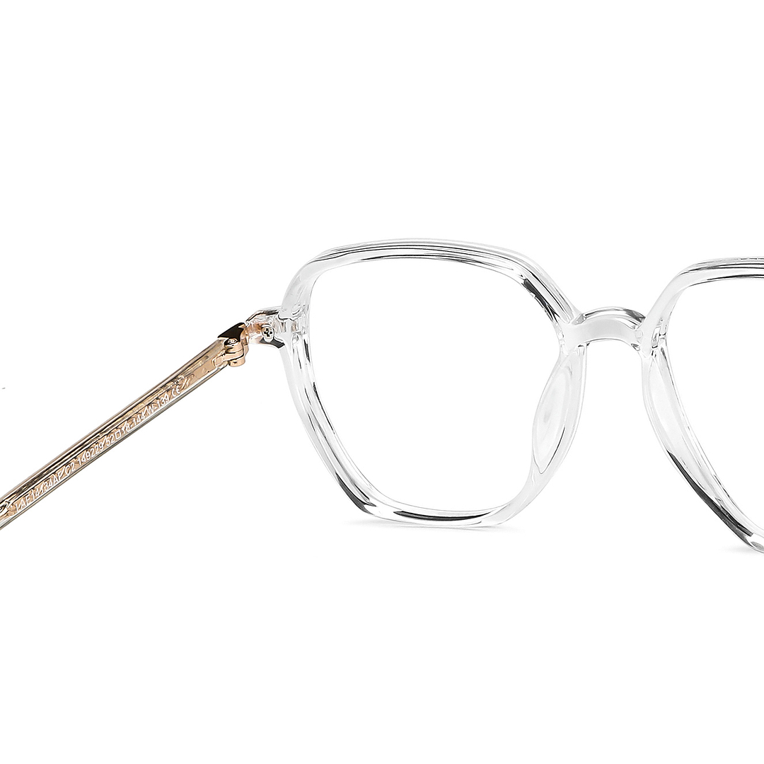 Lenskart Air Online Crystal Transparent Full Rim Geometric right side