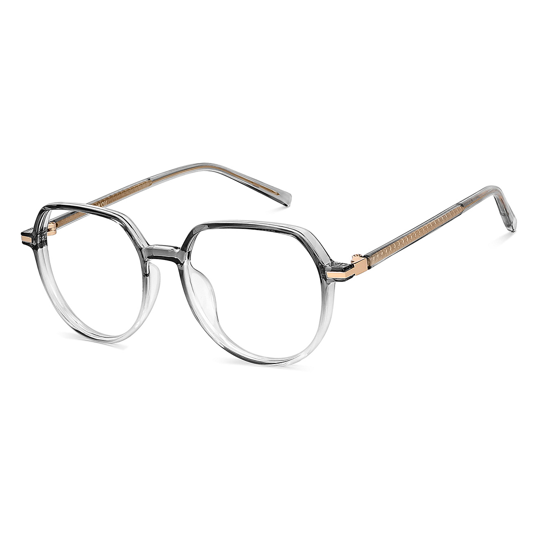 Lenskart Air Online Gray Transparent Full Rim Geometric right side