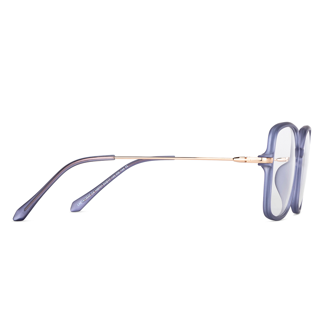 Lenskart Air Online Purple Transparent Full Rim Square left side