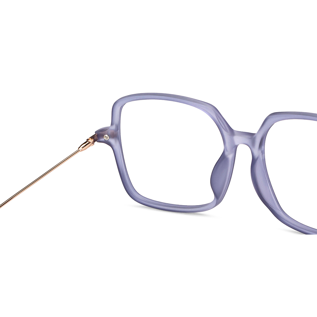 Lenskart Air Online Purple Transparent Full Rim Square right side