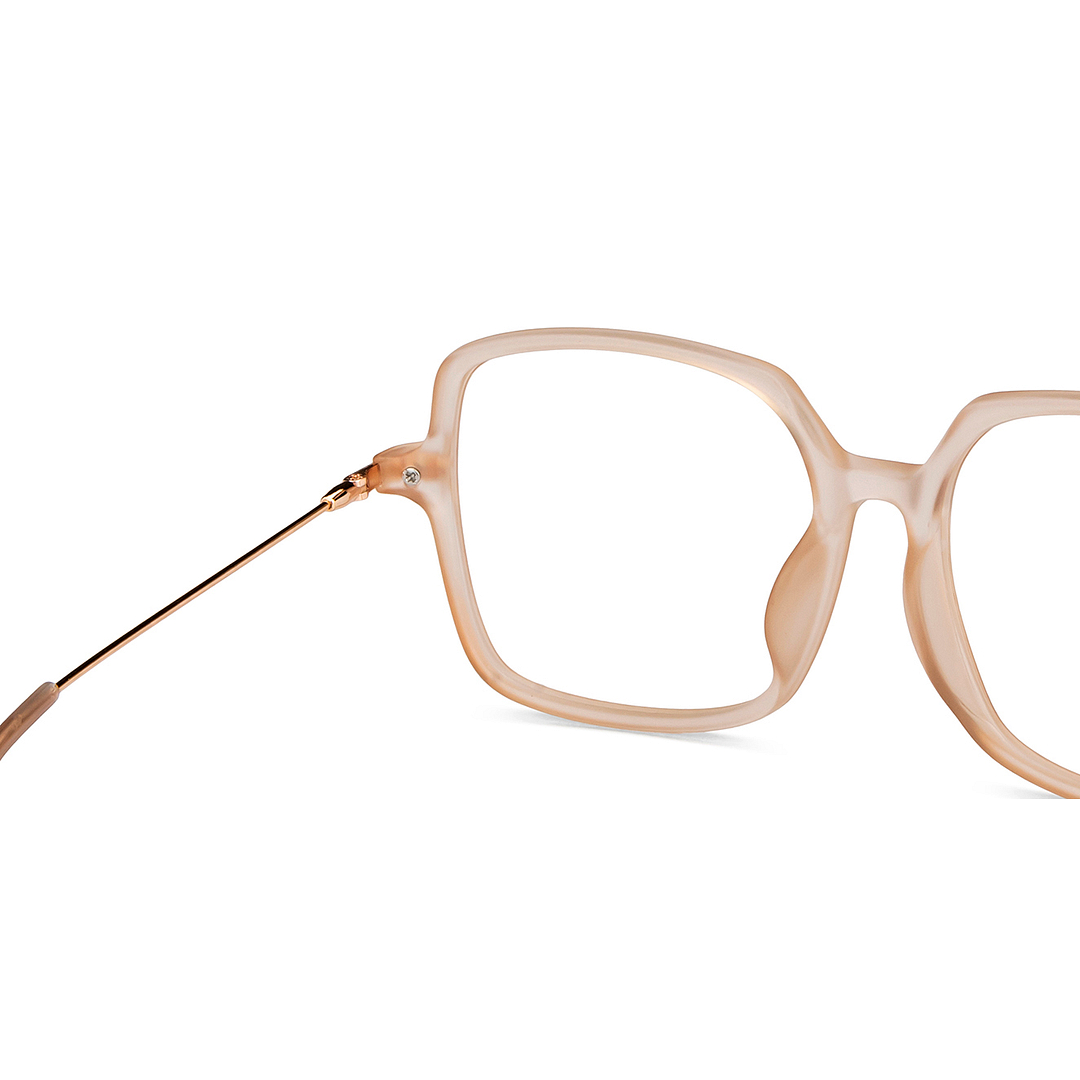 Lenskart Air Online Brown Transparent Full Rim Square right side