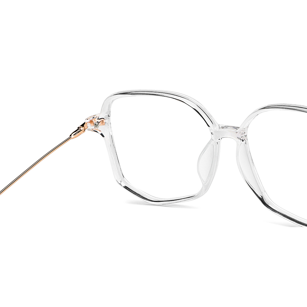 Lenskart Air Online Crystal Transparent Full Rim Geometric right side