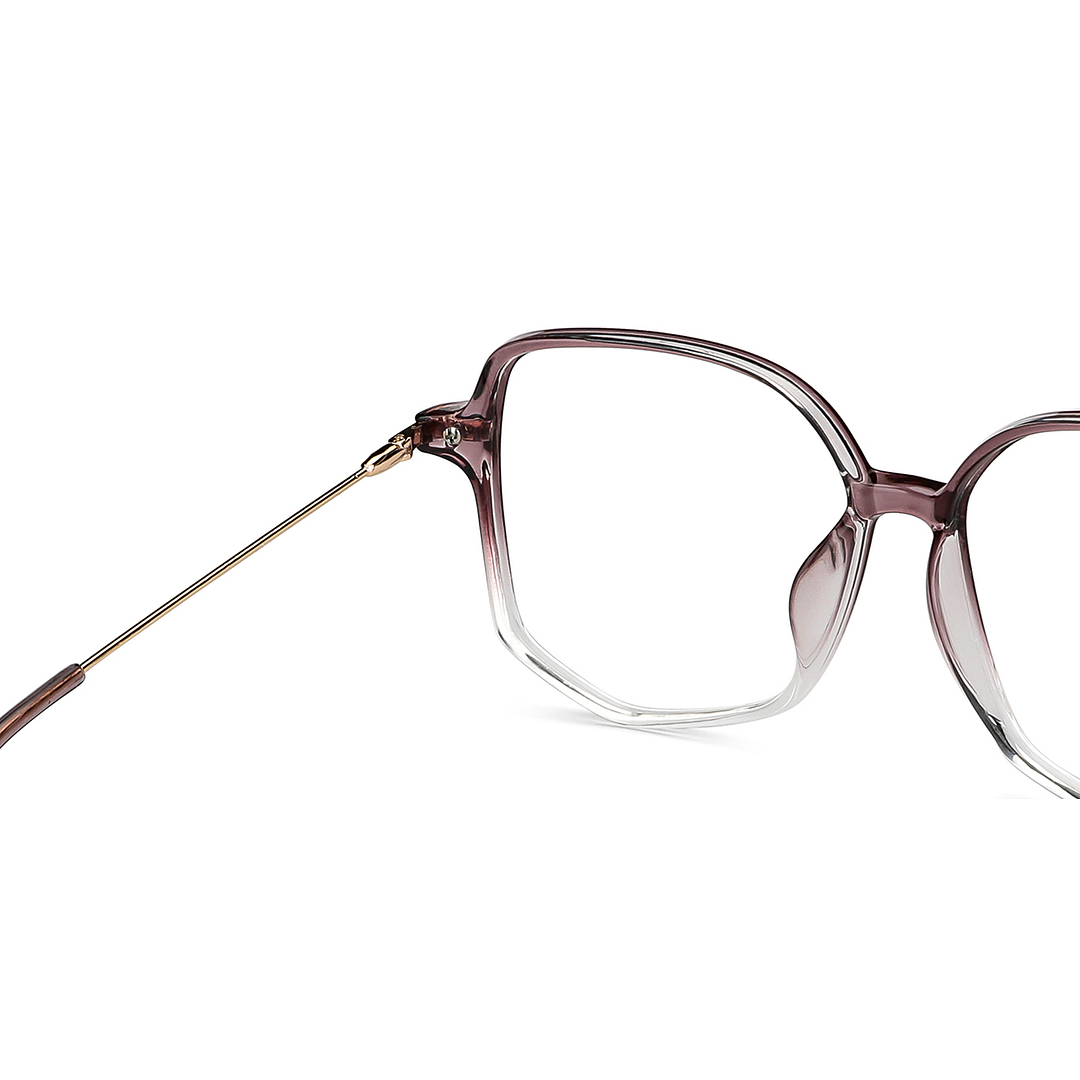Lenskart Air Online Purple Transparent Full Rim Geometric right side