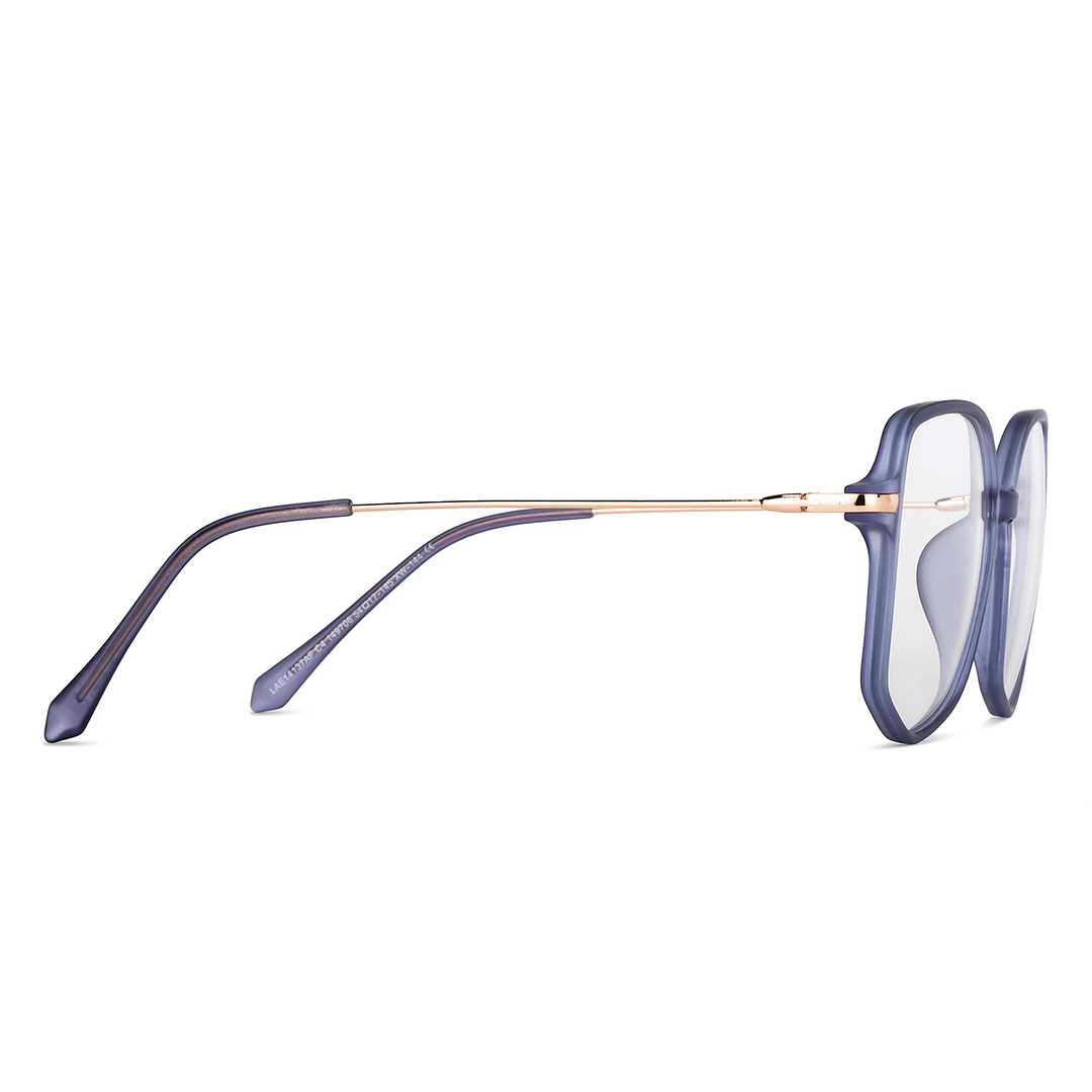 Lenskart Air Online Purple Transparent Full Rim Geometric left side