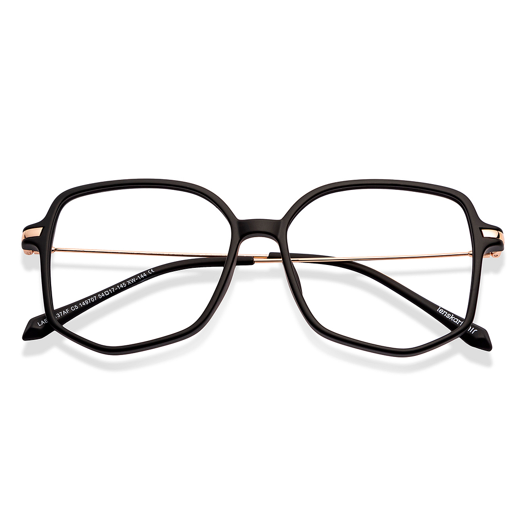Lenskart Air Online Black Full Rim Geometric left side