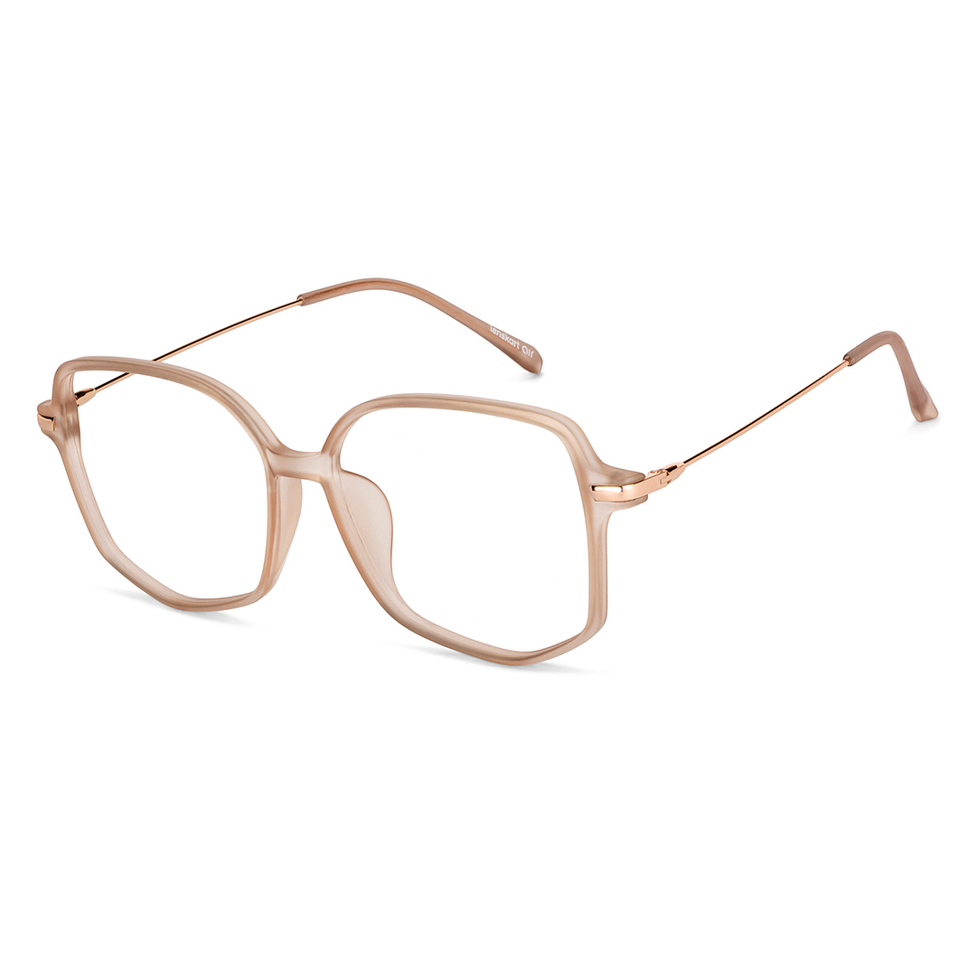 Lenskart Air Online Brown Transparent Full Rim Geometric right side