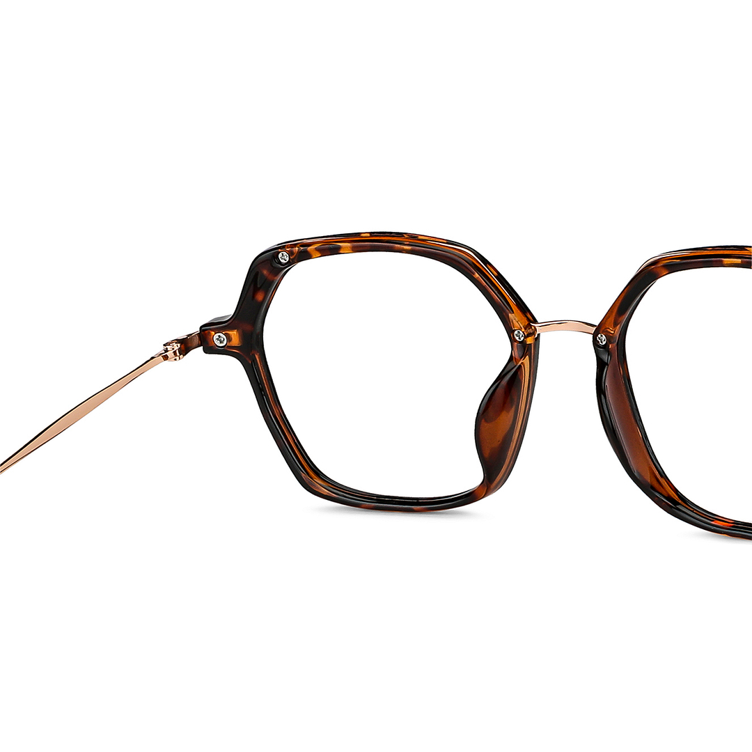 Lenskart Air Online Gold Full Rim Geometric right side