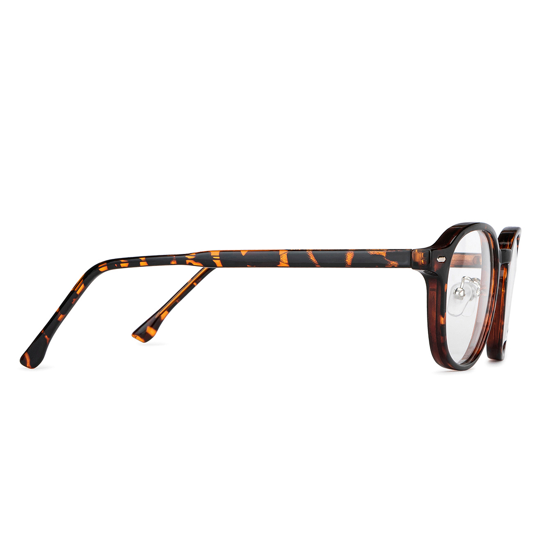 Lenskart Air Online Light Brown Full Rim Round left side