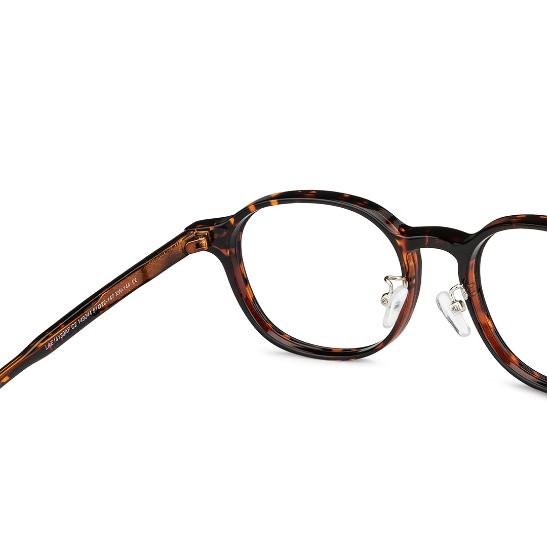 Lenskart Air Online Light Brown Full Rim Round right side