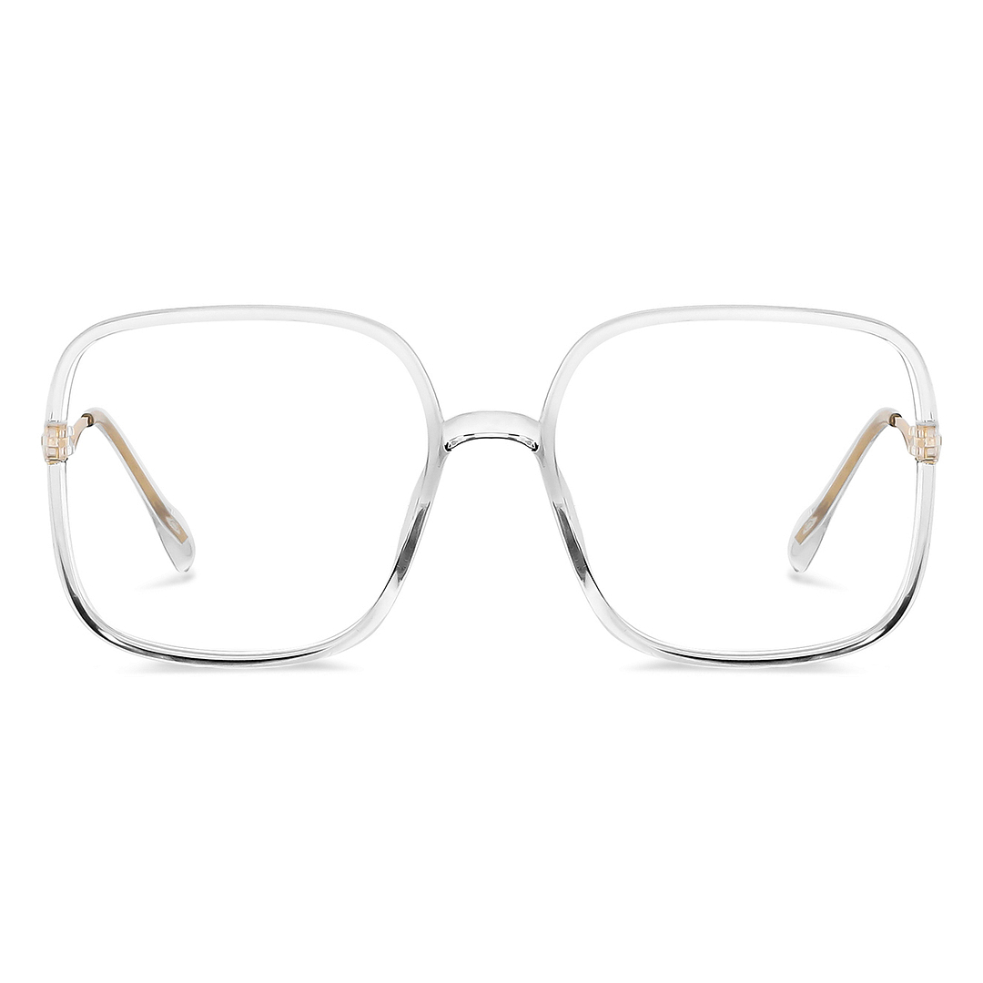 Lenskart Air Online Crystal Transparent Full Rim Square right side