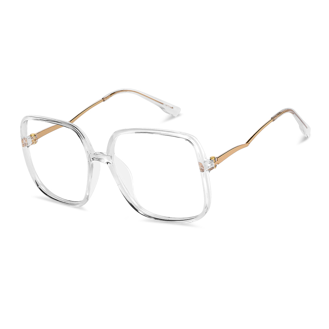 Lenskart Air Online Crystal Transparent Full Rim Square right side