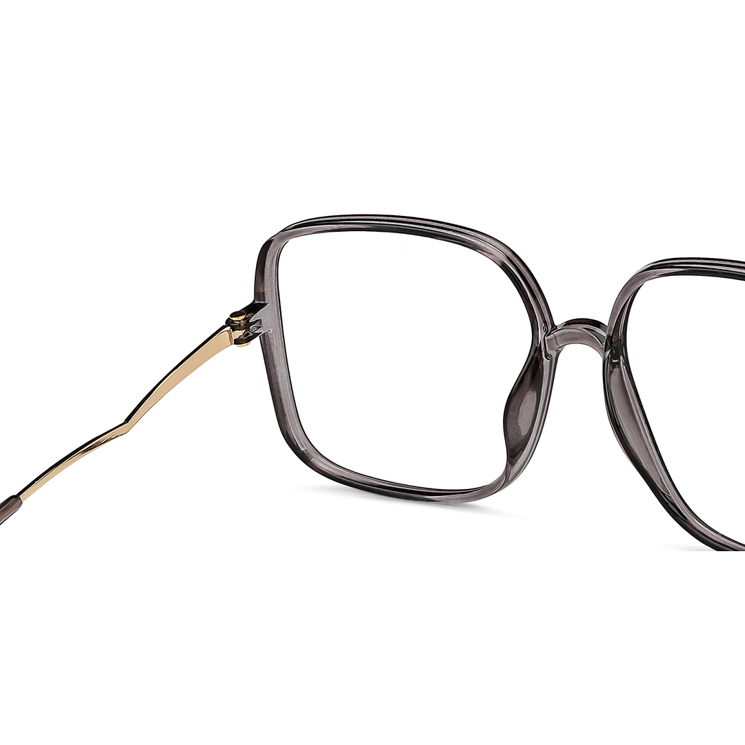 Lenskart Air Online Gray Transparent Full Rim Square right side