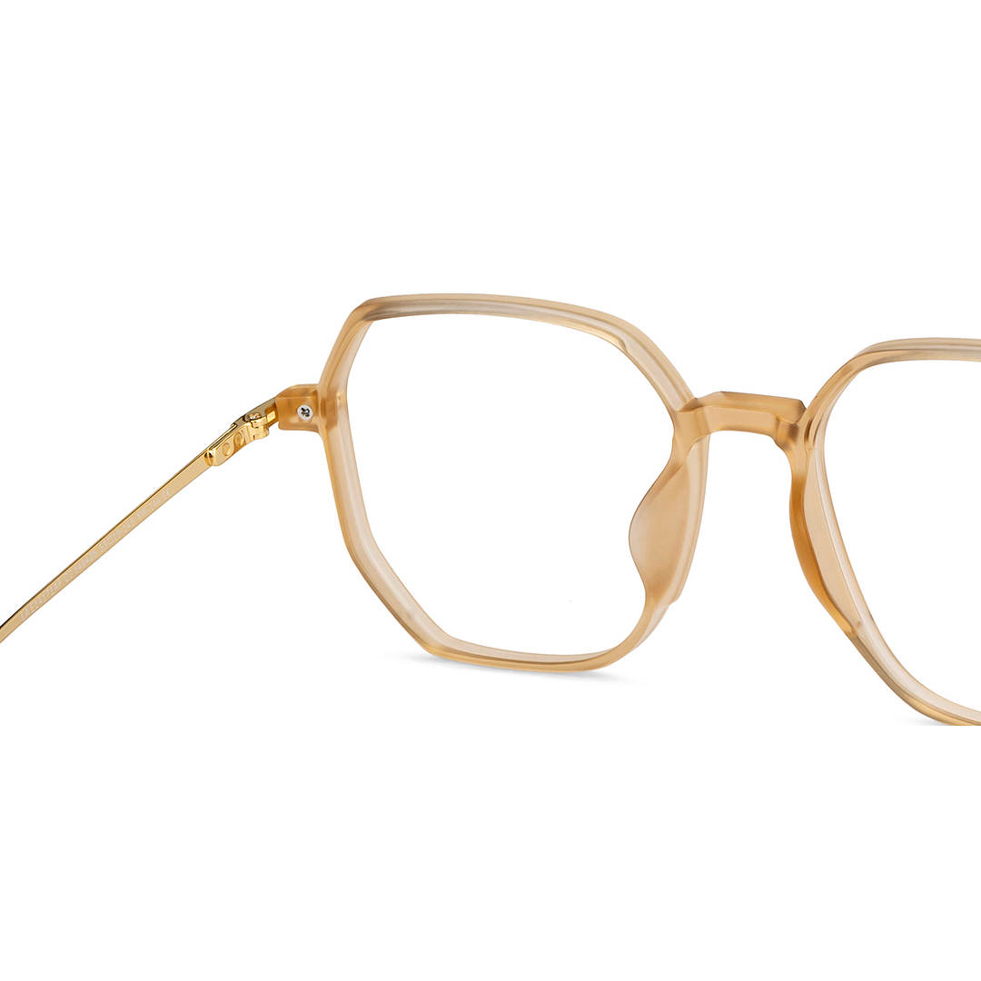Lenskart Air Online Brown Transparent Full Rim Geometric right side
