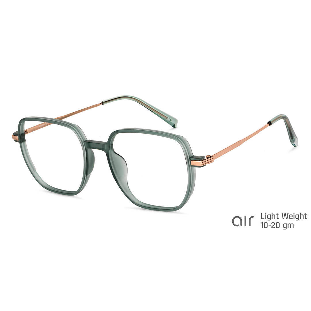 Lenskart Air Online Green Full Rim Square left side