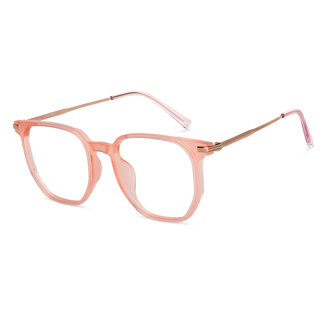 Lenskart Air Online Pink Transparent Full Rim Geometric right side