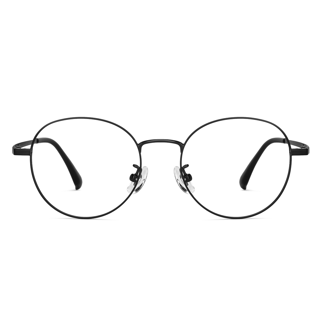 Lenskart Air Online Black Full Rim Round left side