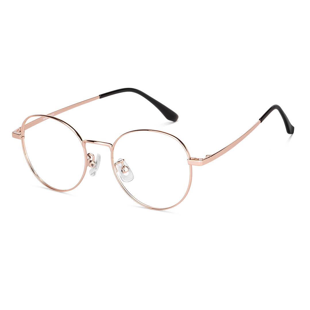 Lenskart Air Online Gold Full Rim Round right side